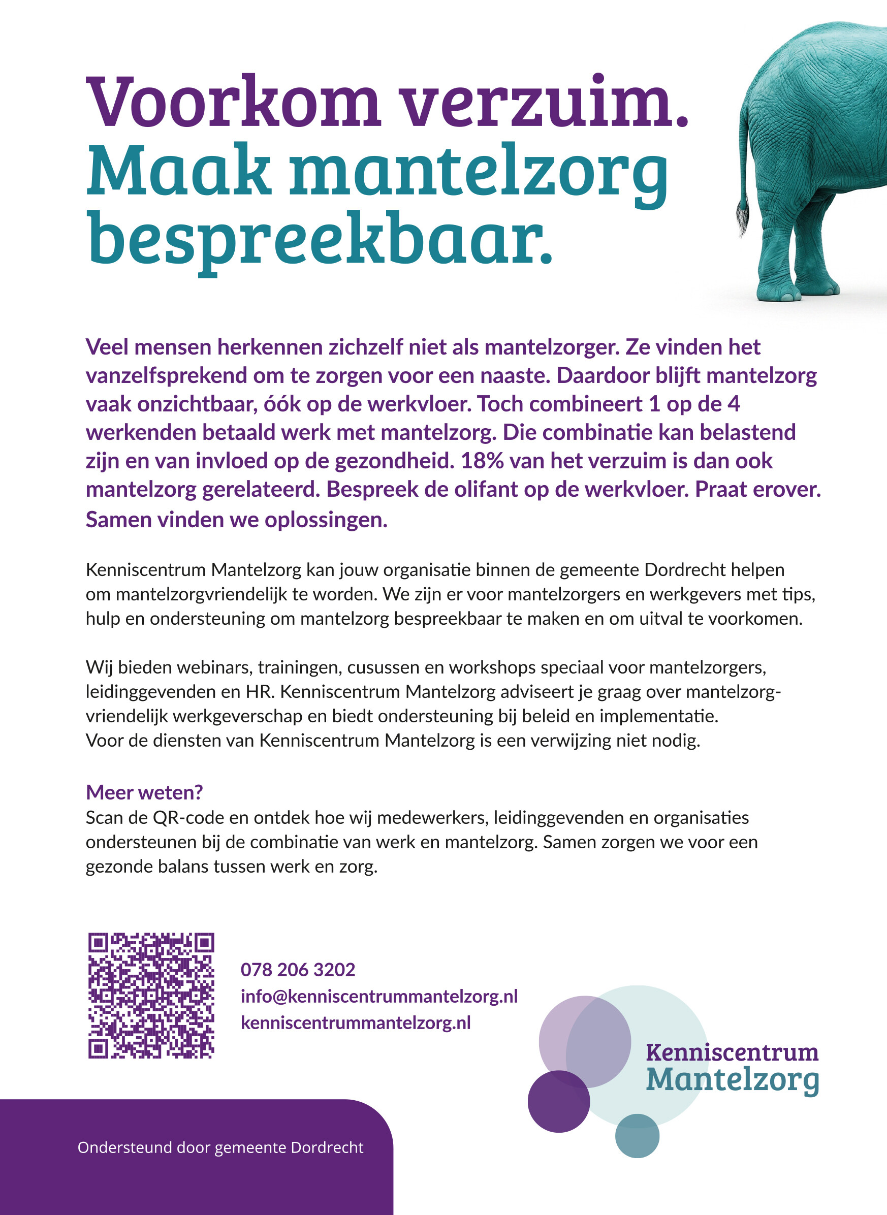 CAMPAGNE Doen Communicatie 2026 Werkende Mantelzorger Flyer