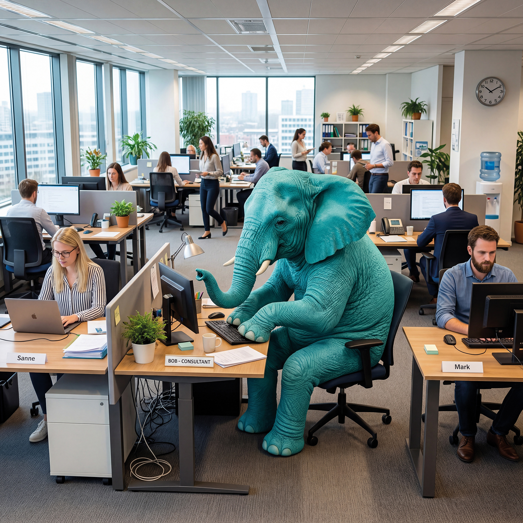 CAMPAGNE Werkende Mantelzorger Olifant gemaakt door reclamebureau Doen Communicatie