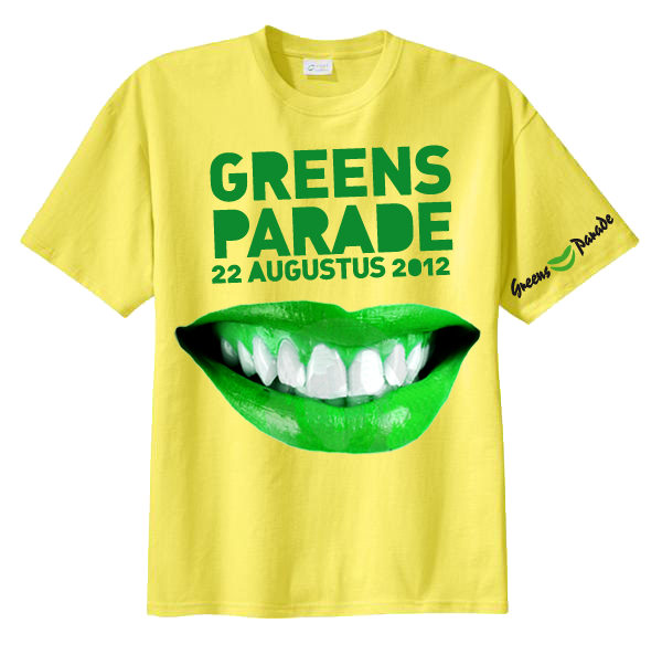 T-shirt voor GreensParade ontwikkeld door reclamebureau Doen Communicatie