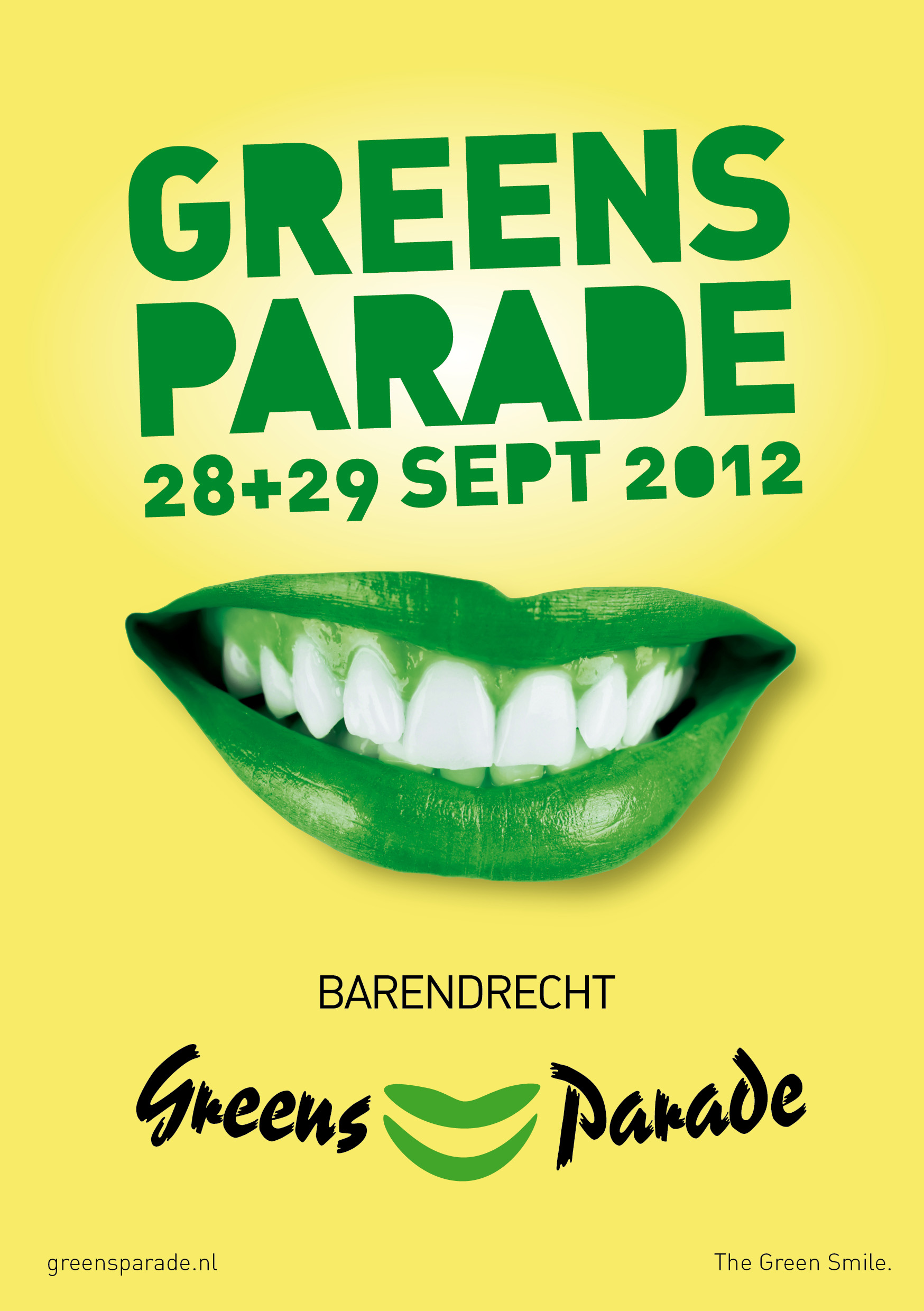 Poster voor GreensParade ontwikkeld door reclamebureau Doen Communicatie