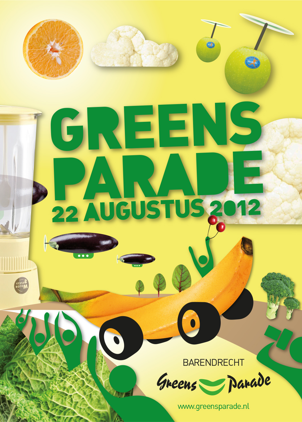 Poster voor GreensParade ontwikkeld door reclamebureau Doen Communicatie
