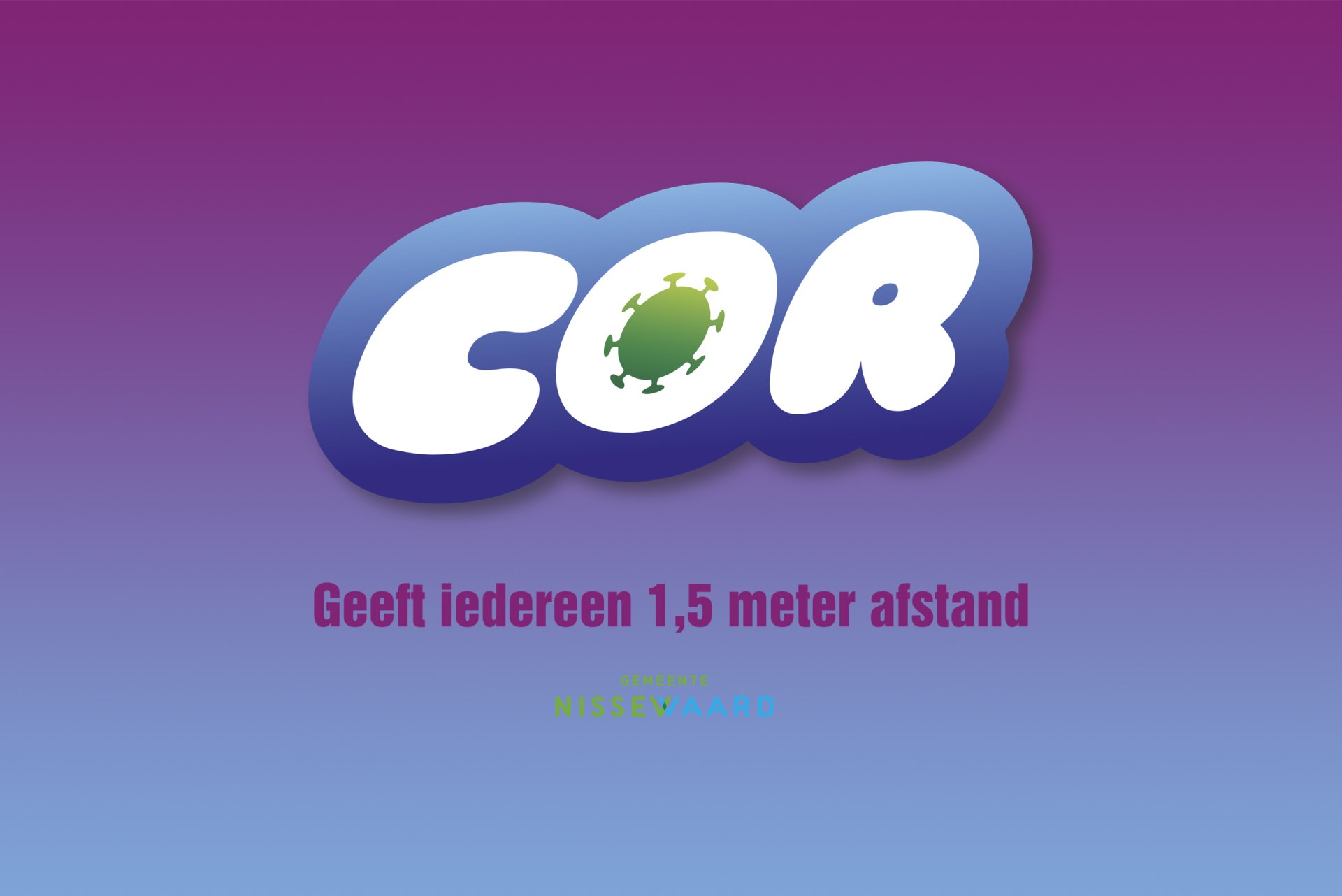 Campagne tegen Corona van Gemeente Nissewaard gemaakt door reclamebureau Doen Communicatie